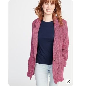 Old Navy oversized herringbone tweed coat (Tall)